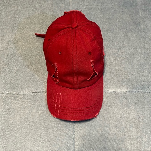 Burgundy Dad Hat - Picture 1 of 3